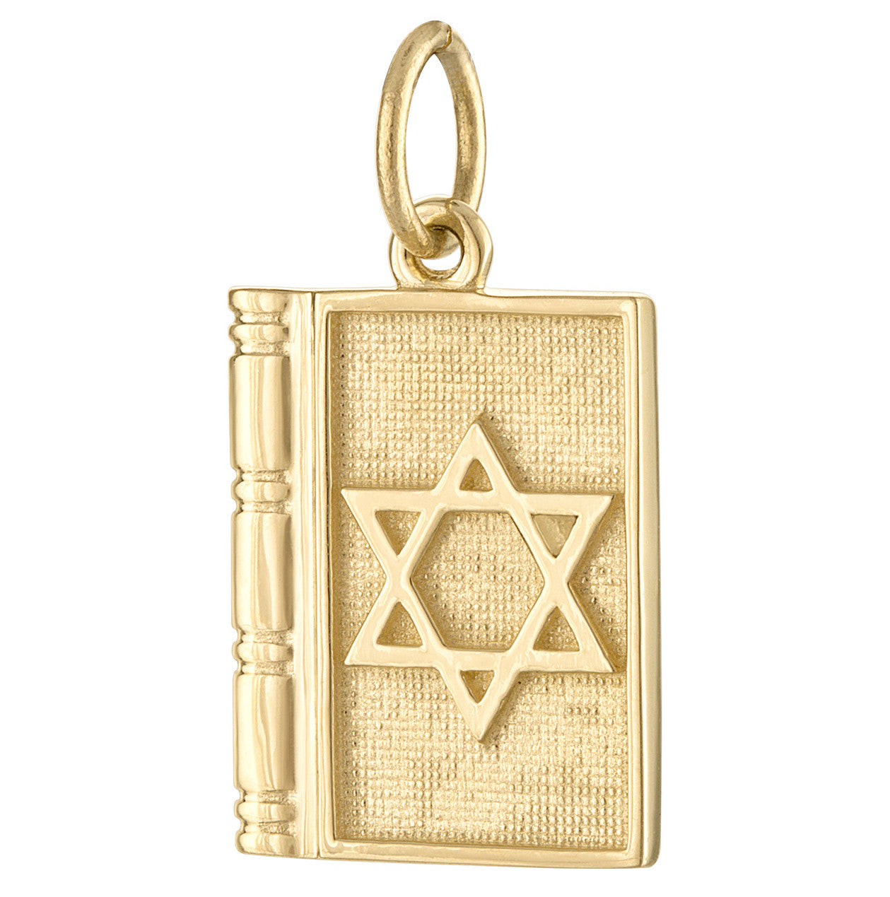 Jewish Prayer Book Engravable 14K Gold Charm